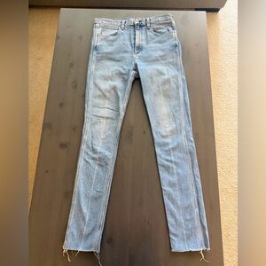 rag & bone Women's Light Blue Skinny Jeans